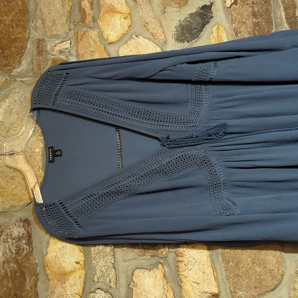 Torrid GAUZE LACE UP SKATER DRESS - Picture 5 of 15